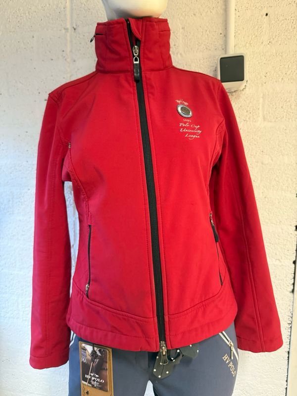 HV polo softshell jas rood 34