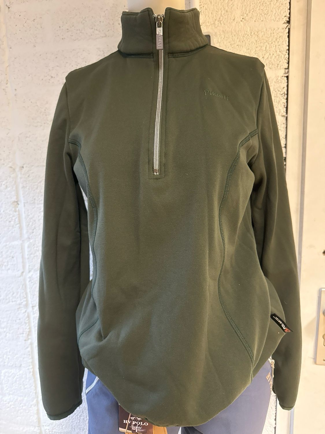 Pikeur polartec trui groen 40