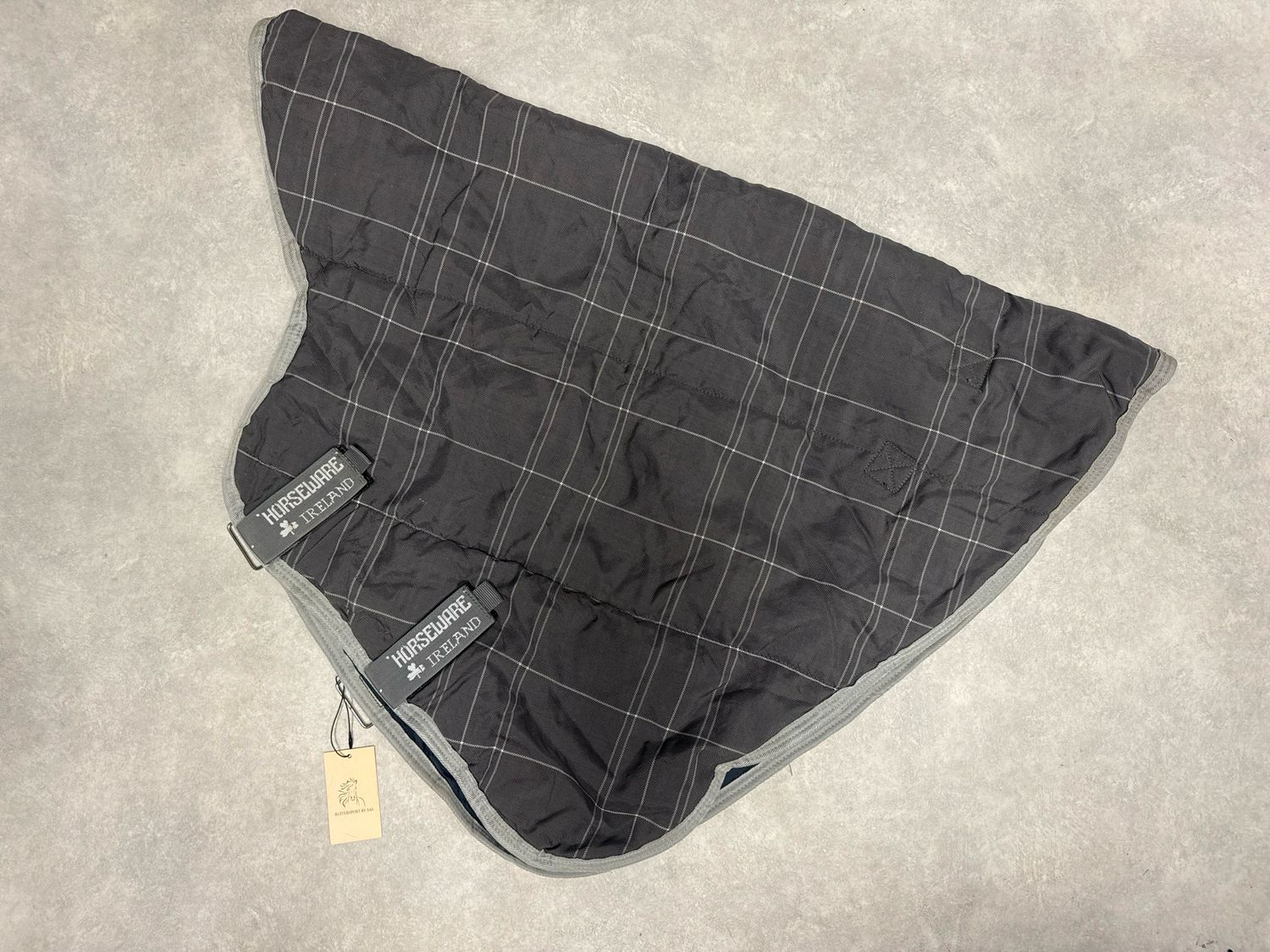 Horseware Rhino hals stable hood 150g grijs large