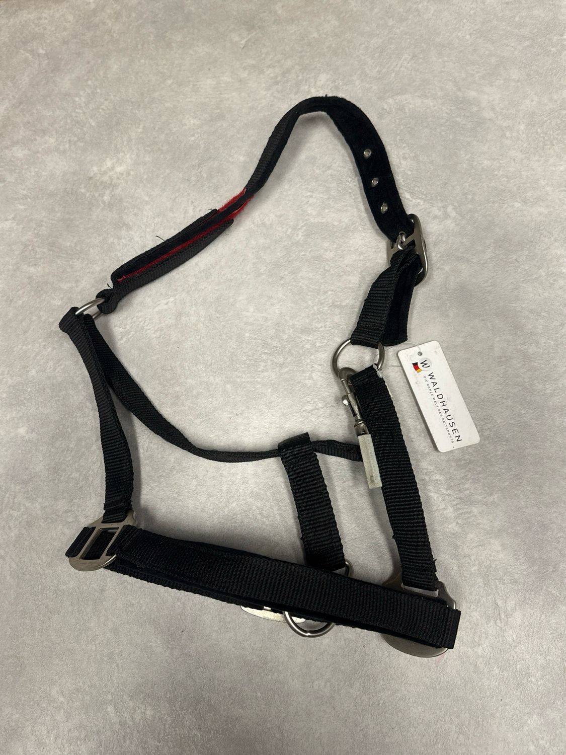 Waldhausen veiligheidshalster zwart pony