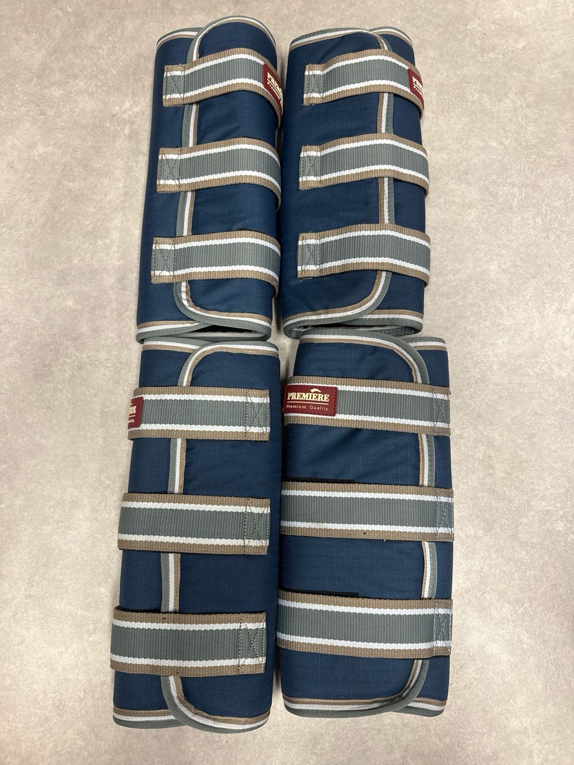 Première transportbeschermers blauw full