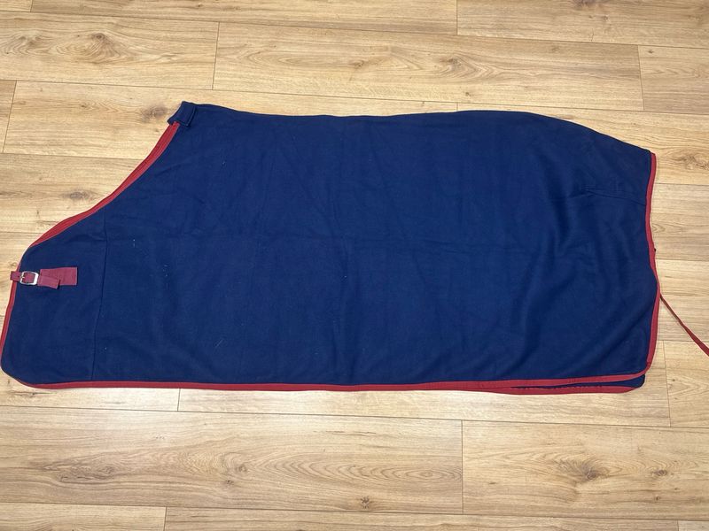 Fleecedeken polar fleece blauw 195