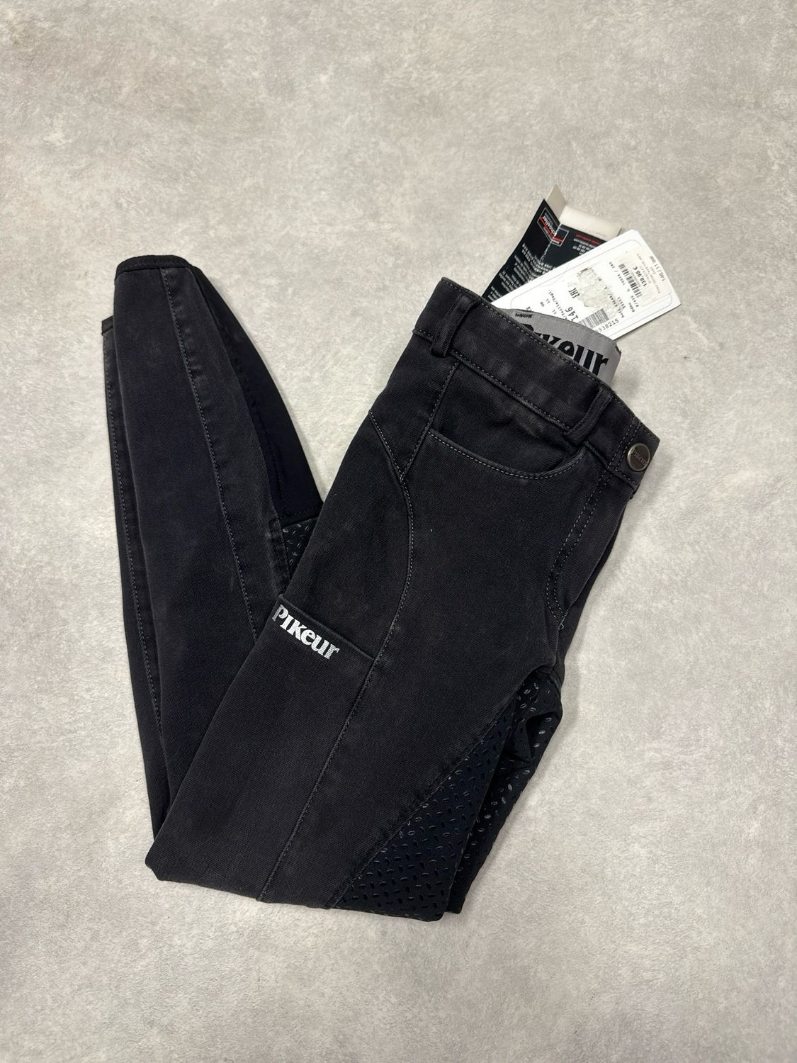 Pikeur Tesia rijbroek jeans grijs 146