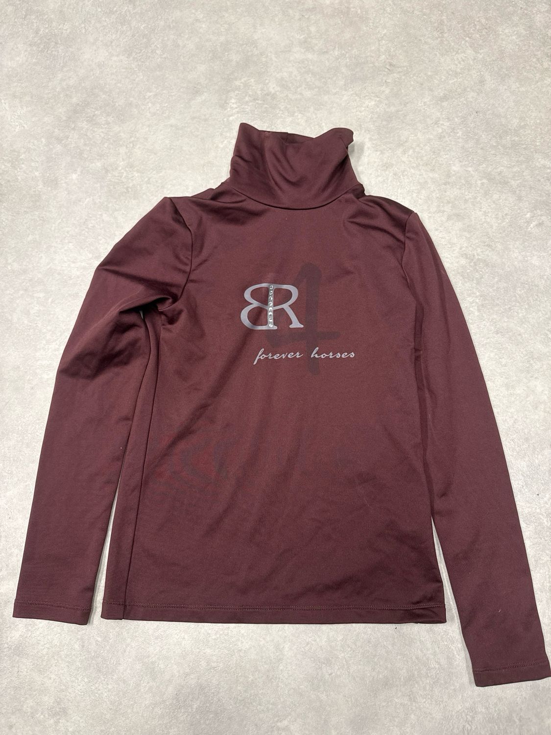 BR top met col Bordeaux 152