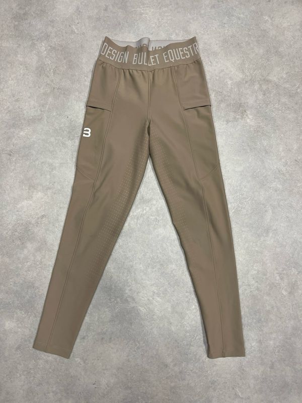 Bullet equestrian rijbroek beige full grip S Bullet equestrian rijbroek beige full grip S