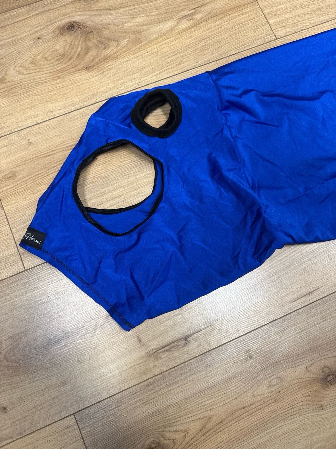 Lycra halsbeschermer blauw full