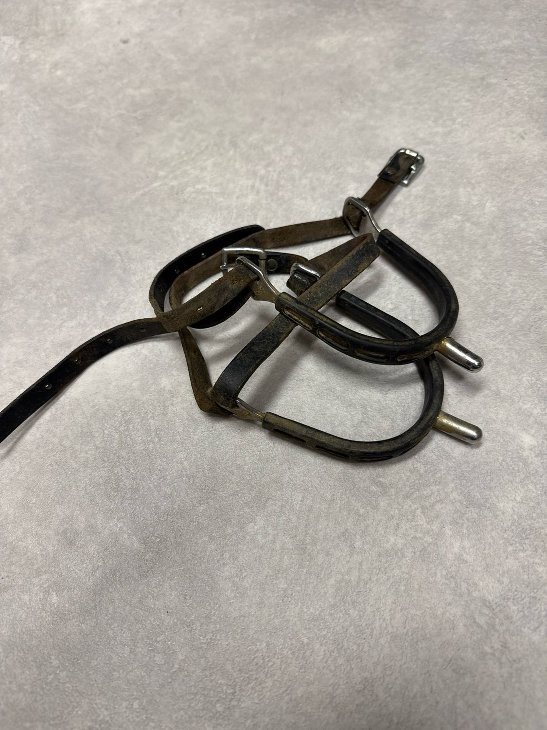 Sprenger ultra fit sporen 20mm recht stomp met bandjes