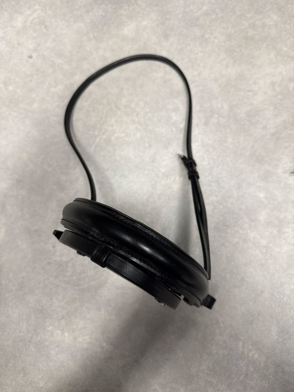 Aansnoer neusriem met sperriem zwart cob Aansnoer neusriem met sperriem zwart cob