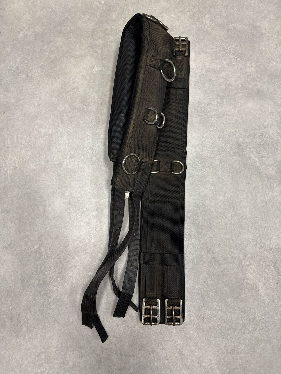 Longeersingel zwart cob