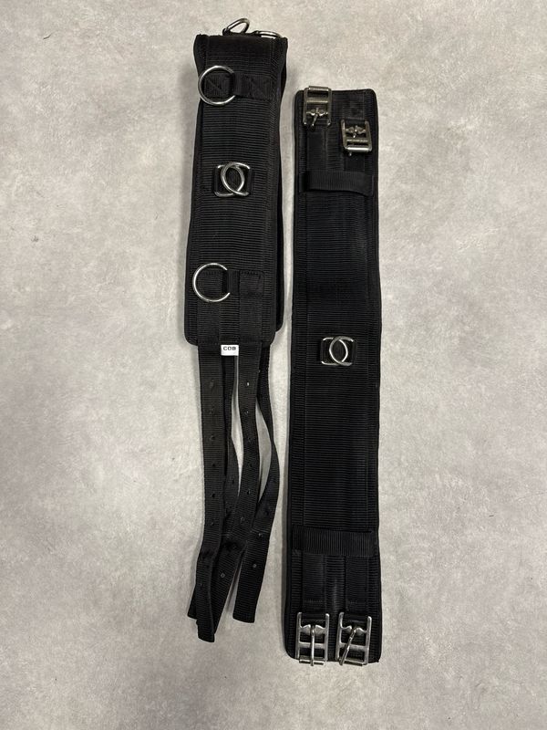 Longeersingel zwart cob Longeersingel zwart cob