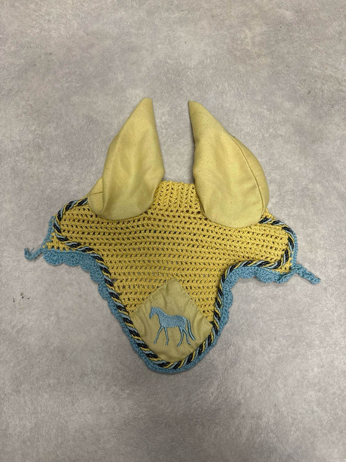 Oornetje geel blauw cob