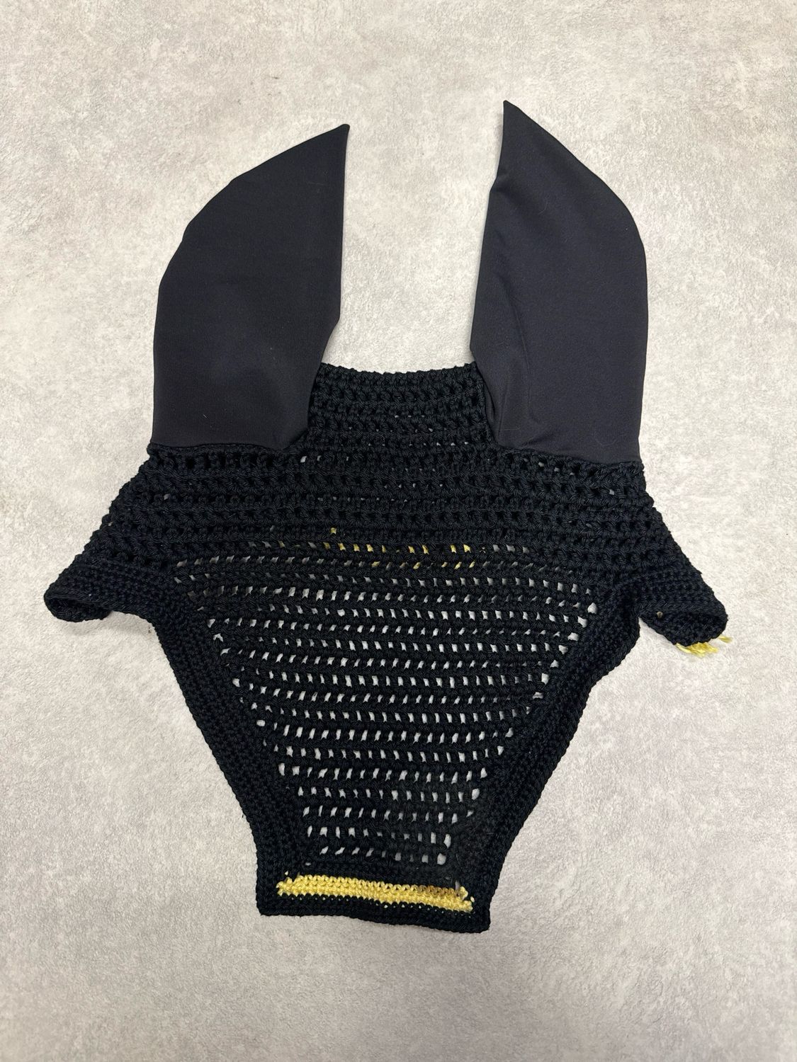 Oornetje zwart geel full cob