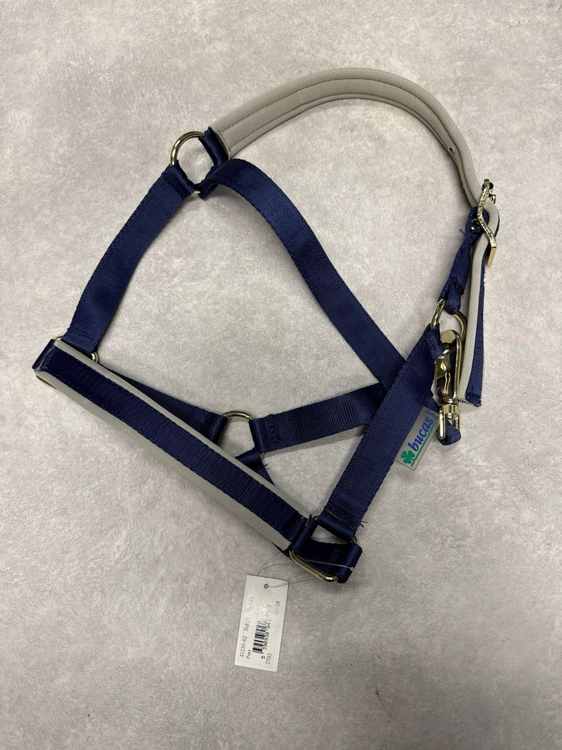 Bucas Dublin halster blauw pony