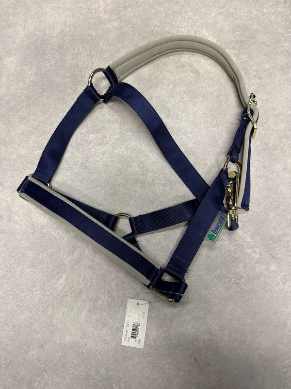 Bucas Dublin halster blauw pony Bucas Dublin halster blauw pony