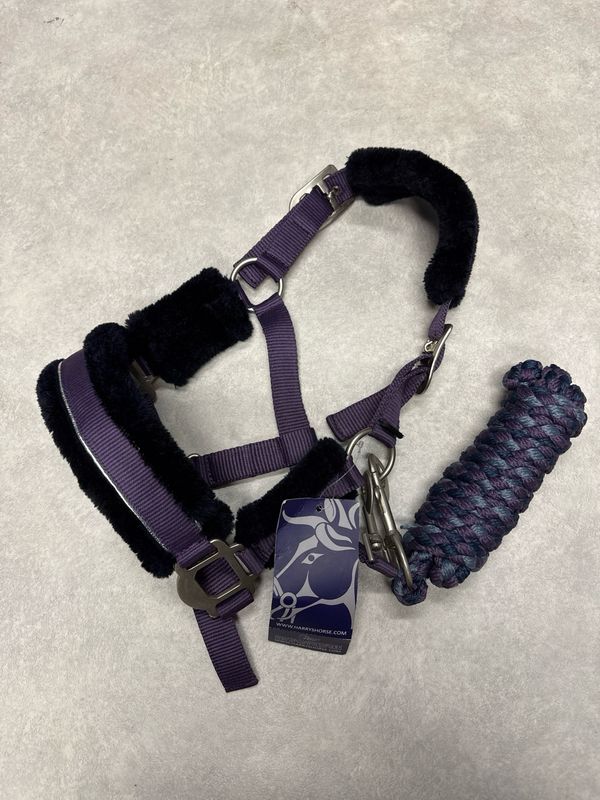 Harry’s horse halster set paars pony Harry’s horse halster set paars pony