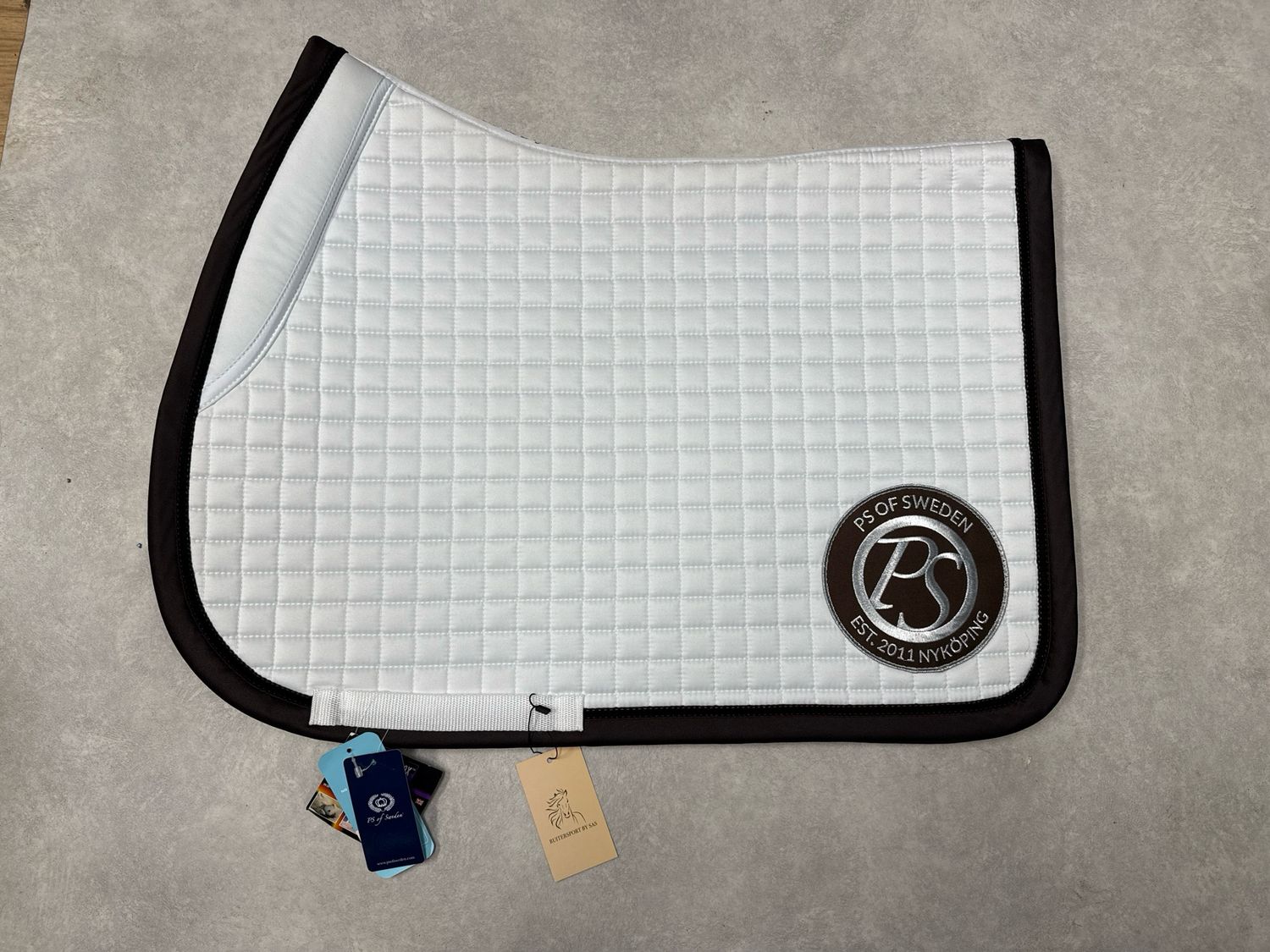 PS of Sweden dekje wit bruin Full spring