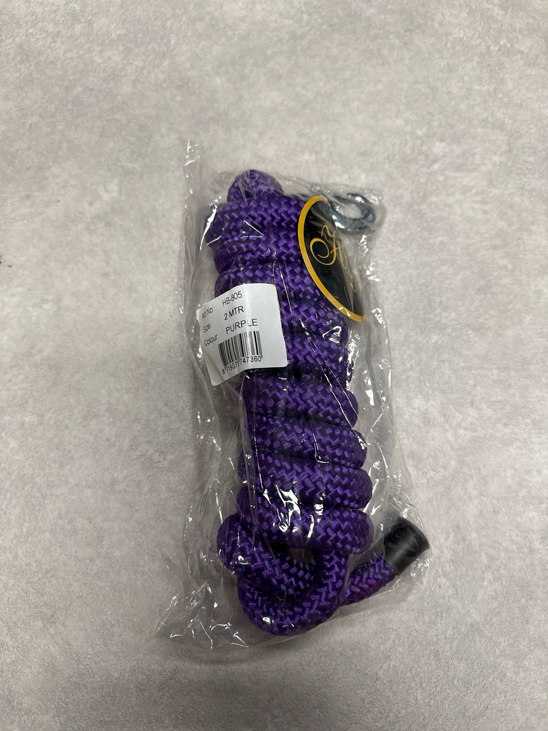 HB halstertouw paars 2 meter