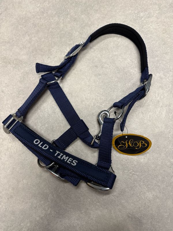 HB halster blauw mini shet HB halster blauw mini shet