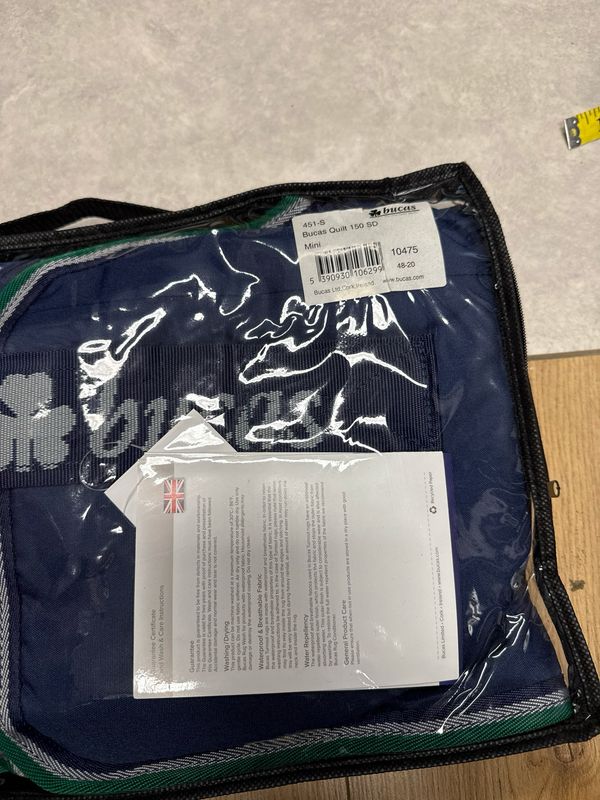 Bucas Quilt 150 SD blauw mini Bucas Quilt 150 SD blauw mini