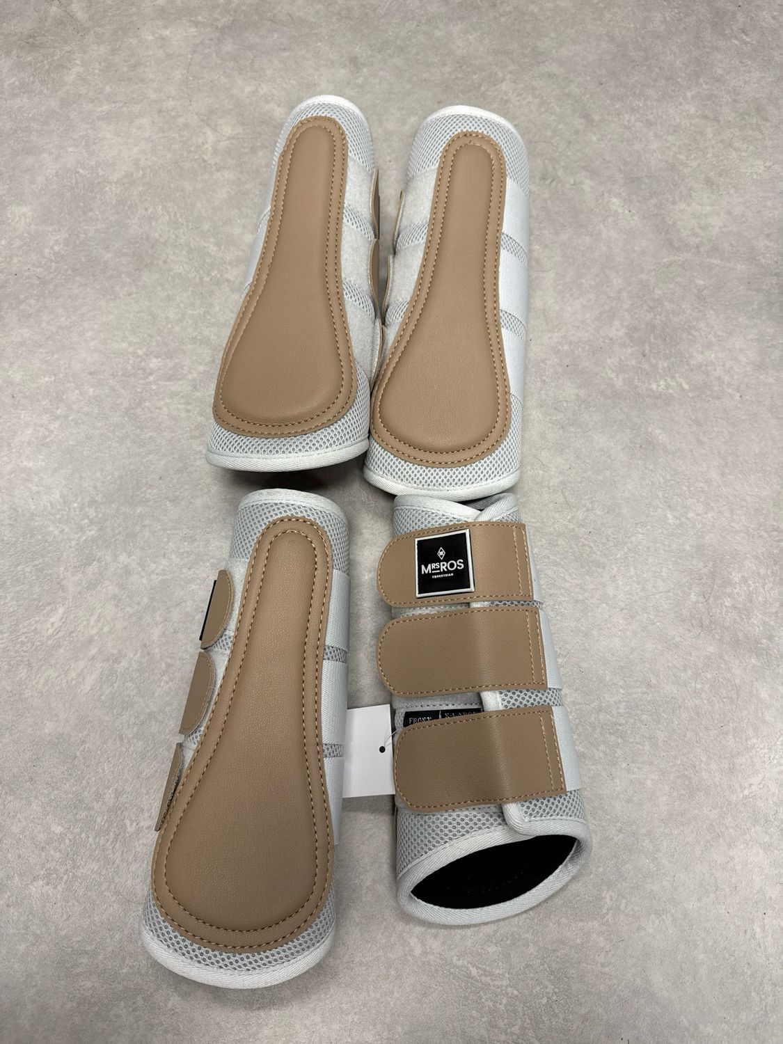 Mrs ros beschermers set wit crème x full