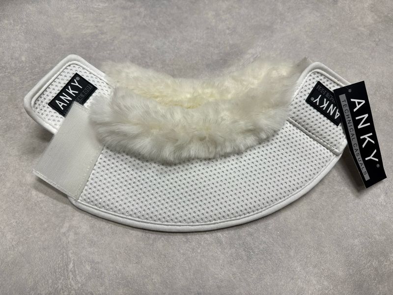 Anky springschoenen wit bont small