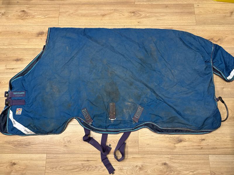 Horseware rhino winterdeken vari layer 250g blauw 195