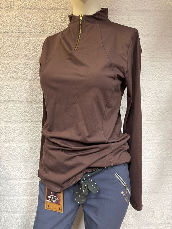 Bullet equestrian long sleeve top bruin 42