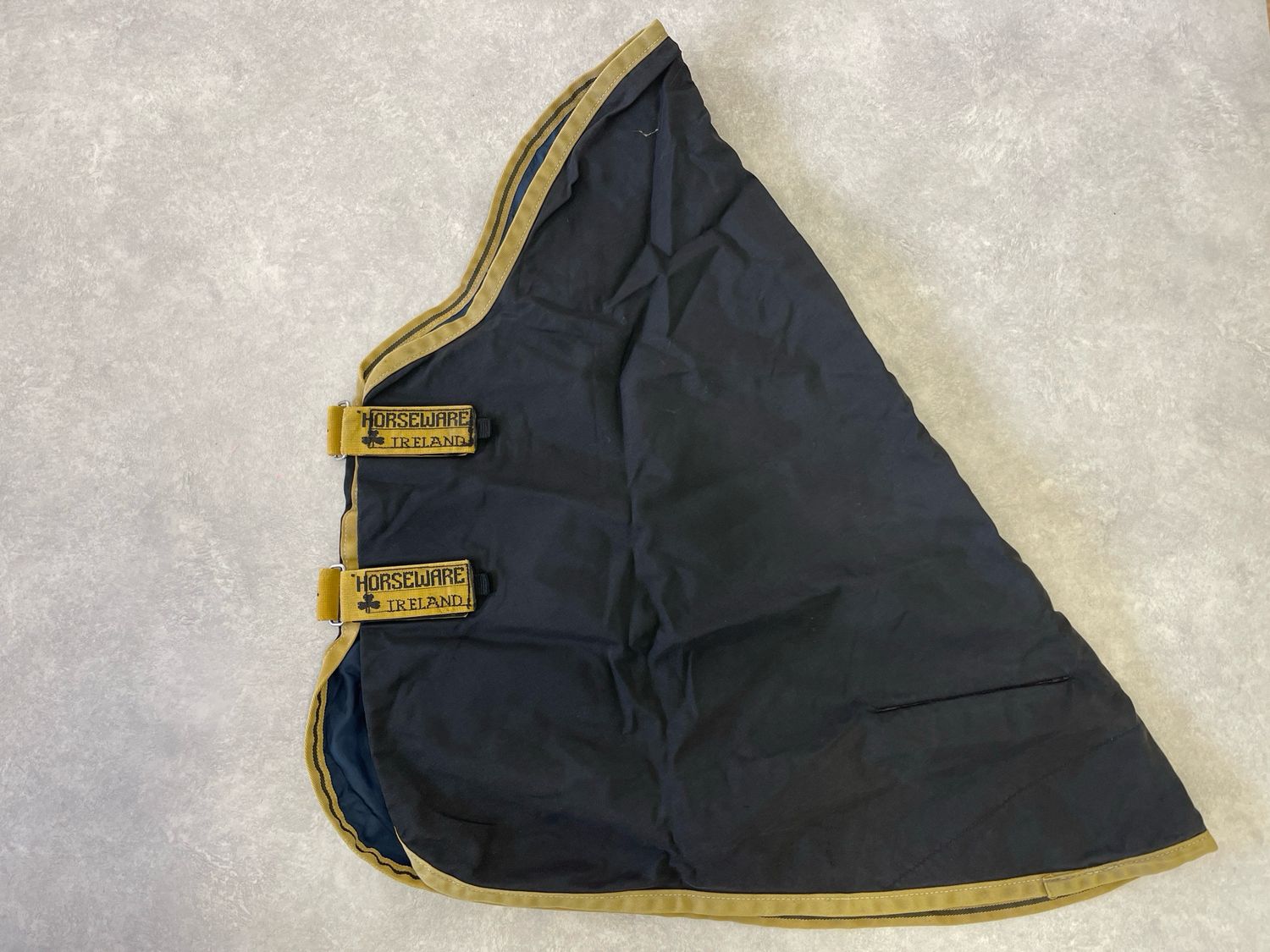 Rambo horseware hals zwart geel 185