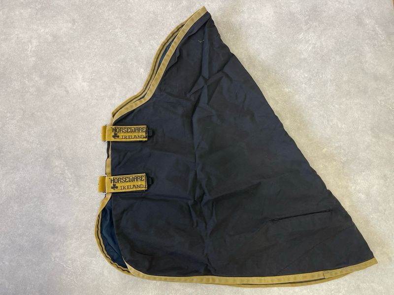 Rambo horseware hals zwart geel 185