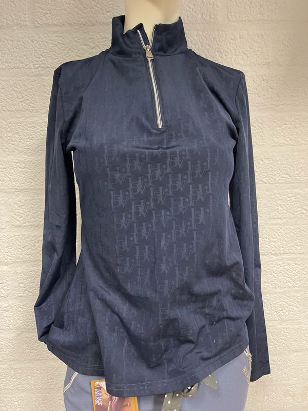 HV Polo longsleeve blauw 36