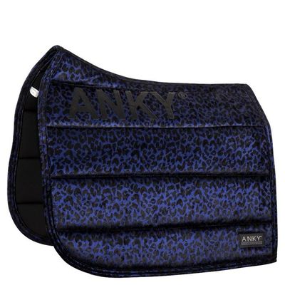 Anky dressuur full blauw leopard print met bandages Anky dressuur full blauw leopard print met bandages