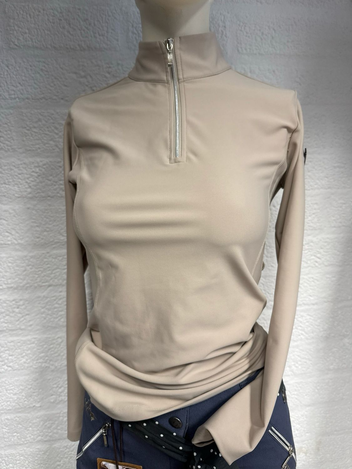 Horsegloss beige longsleeve 34