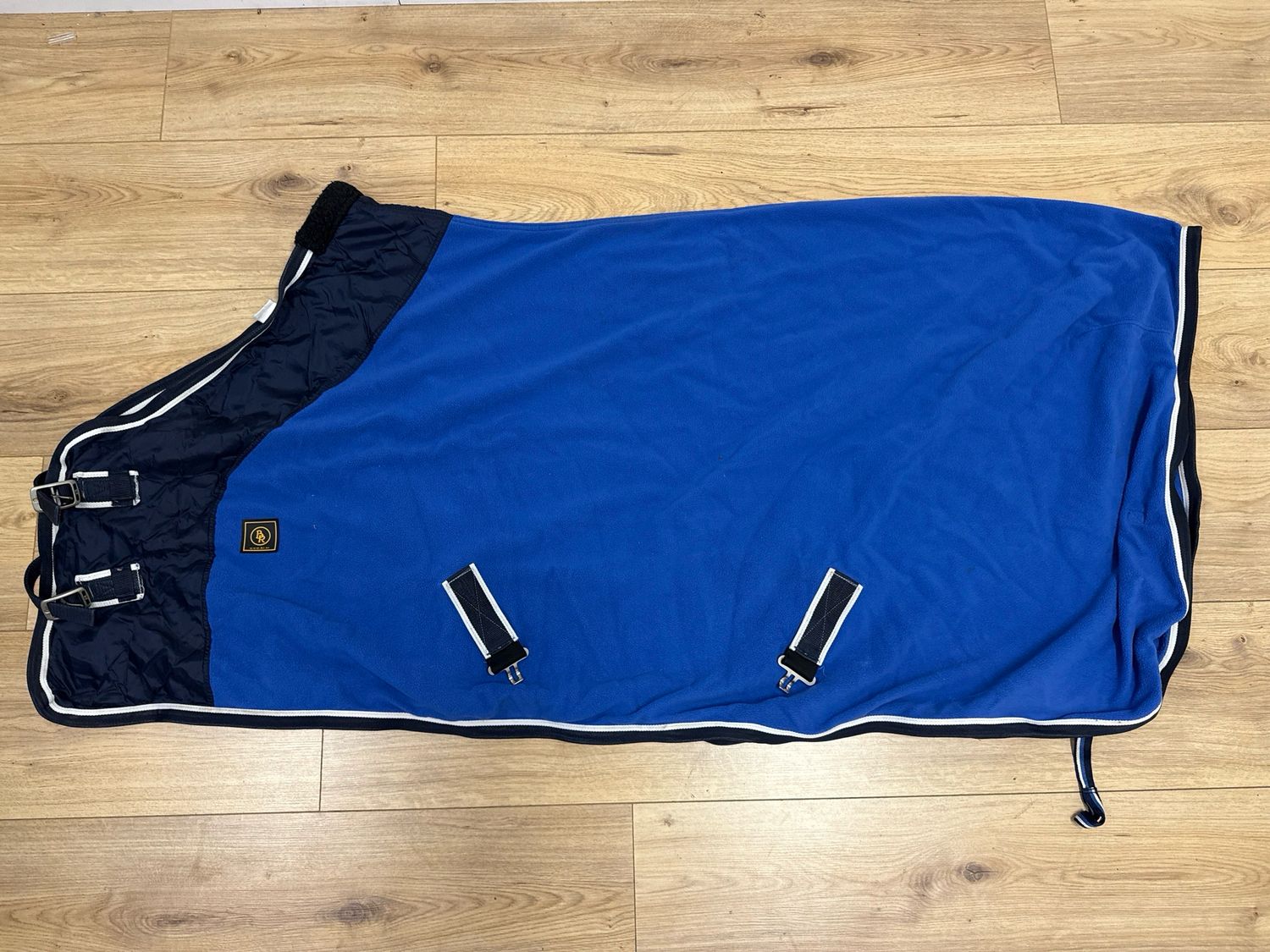 BR fleecedeken blauw 145