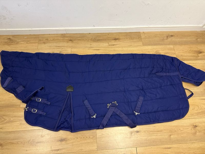 Staldeken met hals blauw 400g 185