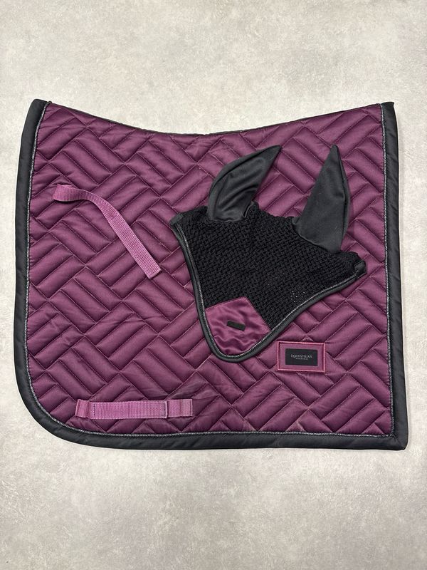 Equestrian Stockholm modern purple set full dressuur Equestrian Stockholm modern purple set full dressuur