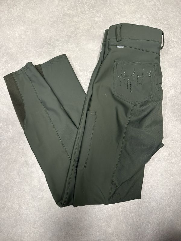 Anky rijbroek groen full grip 36