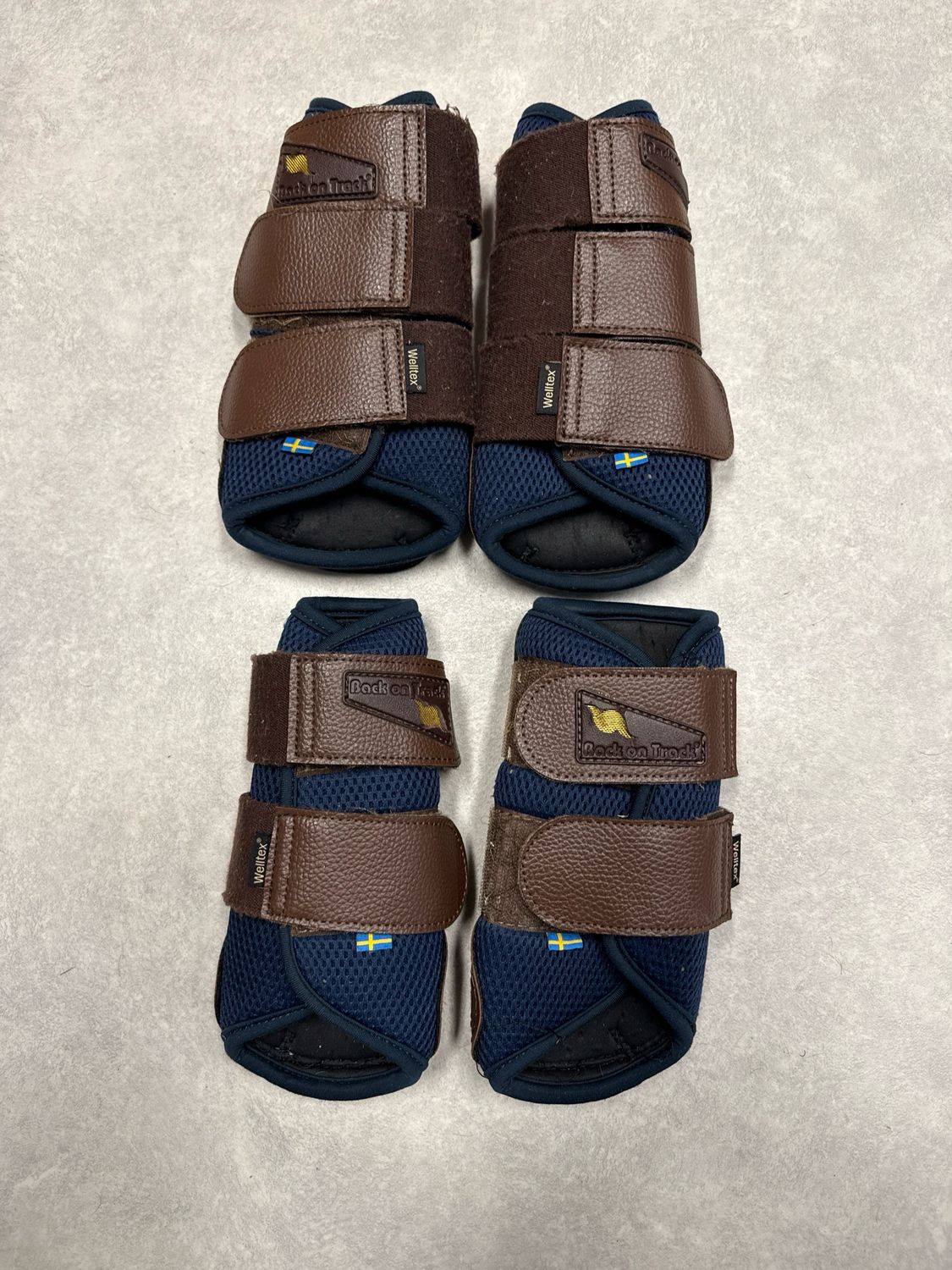 Back on track beschermers set blauw bruin full