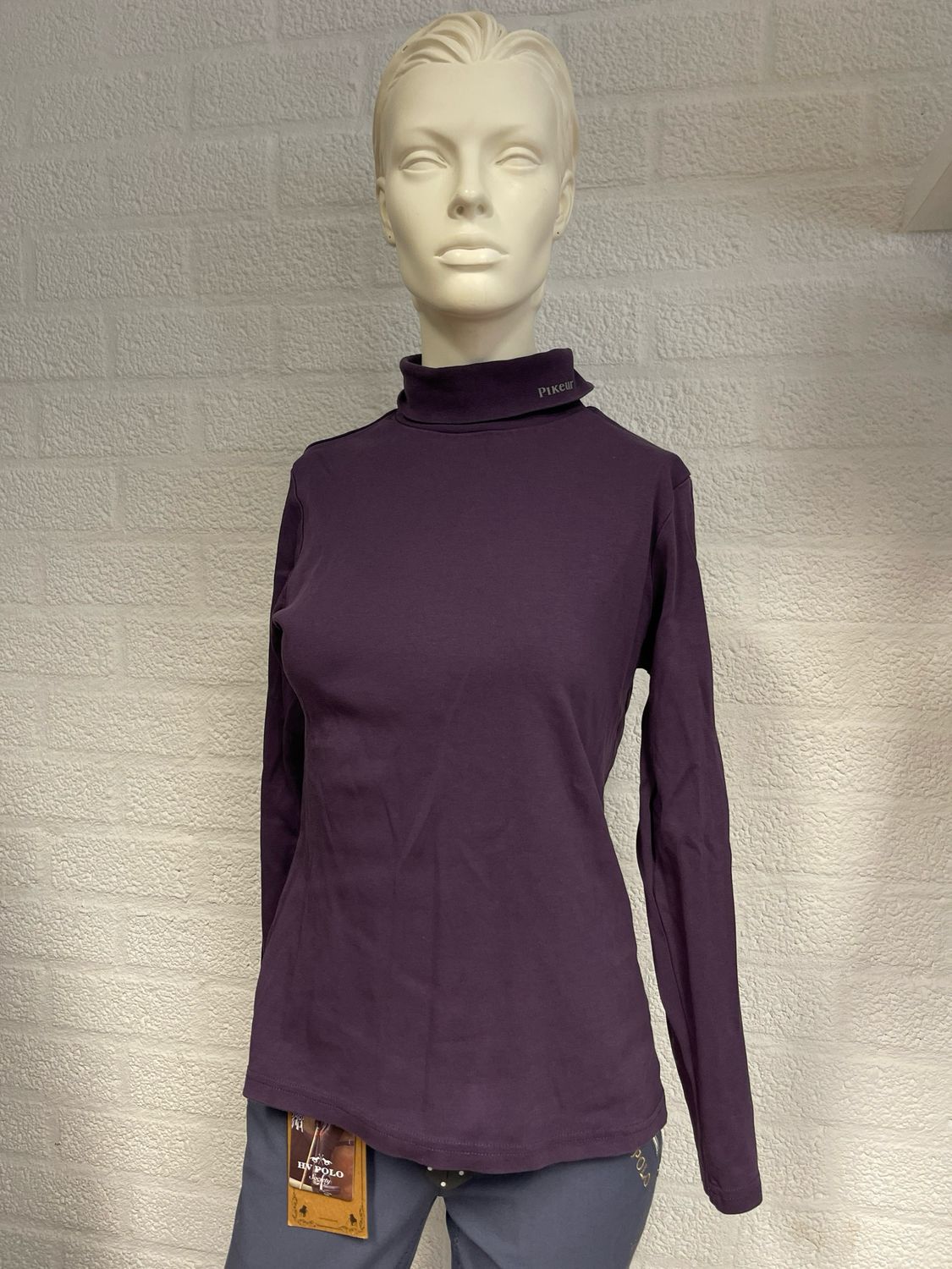 Pikeur top lange mouwen paars L