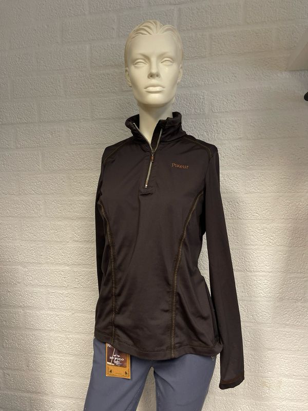 Pikeur shirt zwart met rose goud 42 Pikeur shirt zwart met rose goud 42