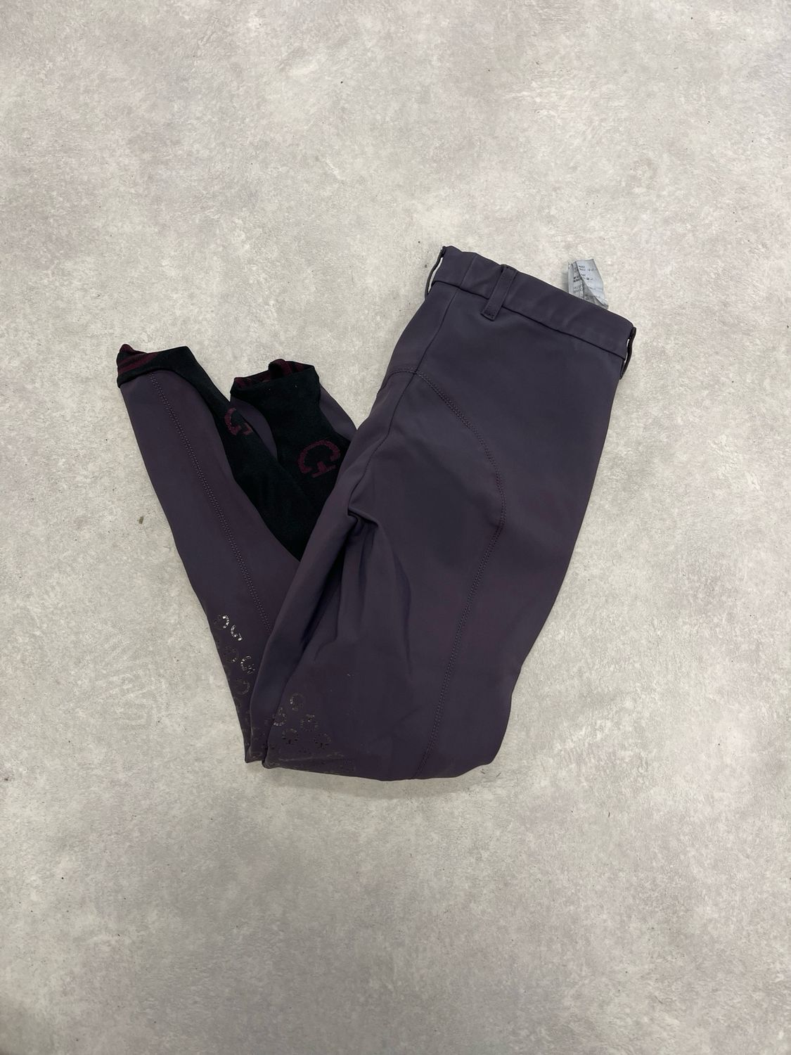 Cavalleria Toscana rijbroek kniegrip paars 38