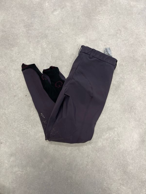 Cavalleria Toscana rijbroek kniegrip paars 38