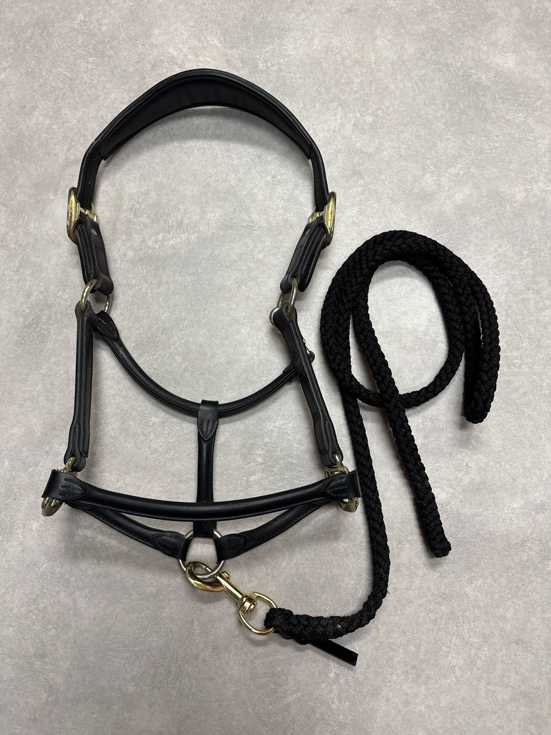 Kentucky halster zwart anatomisch cob