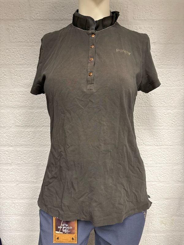 Pikeur polo ruffle groen 42