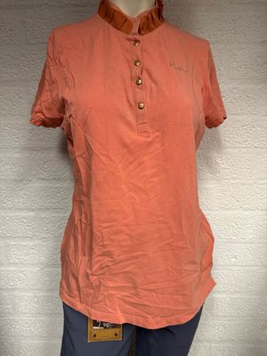 Pikeur ruffle polo roze 42 Pikeur ruffle polo roze 42