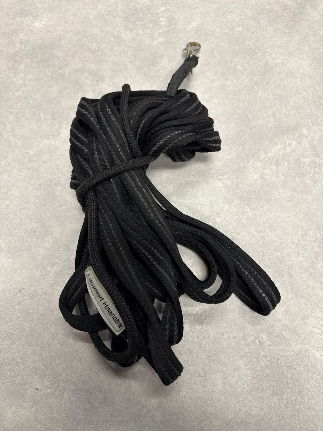 Lammert Haanstra longeerlijn enkel zwart