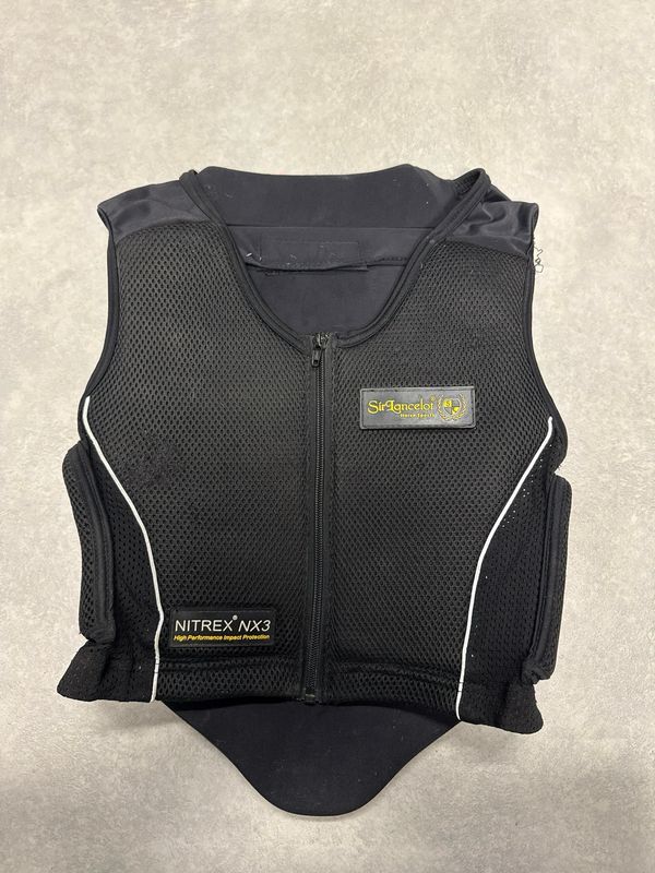 Sir Lancelot back protecor Nitrex NX3 zwart Kids XL / 14 jaar Sir Lancelot back protecor Nitrex NX3 zwart Kids XL / 14 jaar