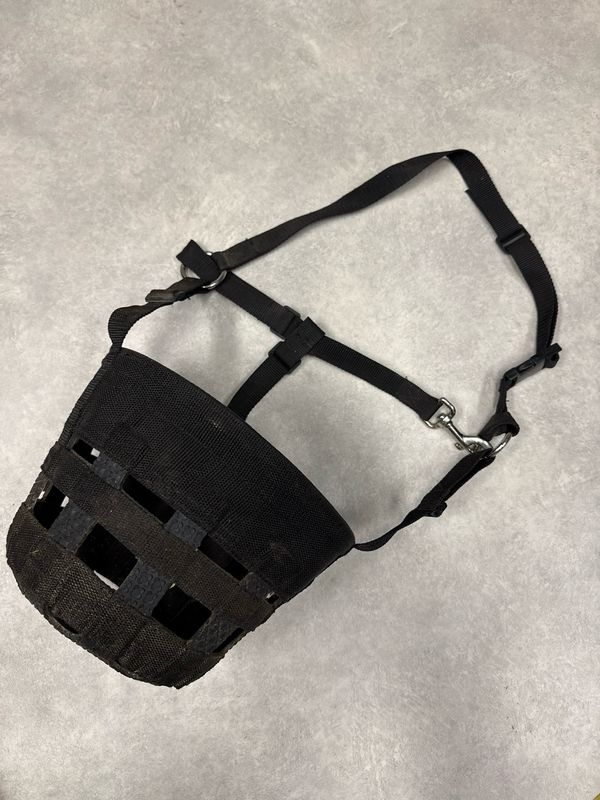 Harry’s horse graasmasker zwart large / full