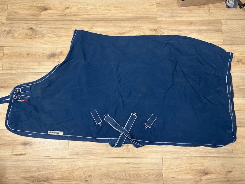 Dominick staldeken katoen blauw 195