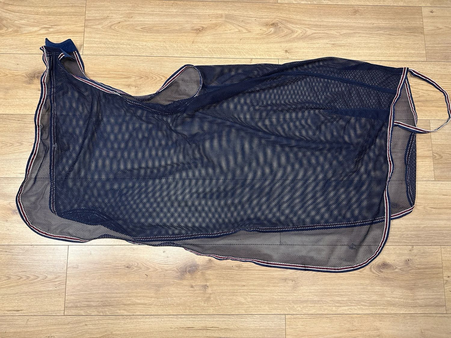 Vliegenuitrijdeken blauw large