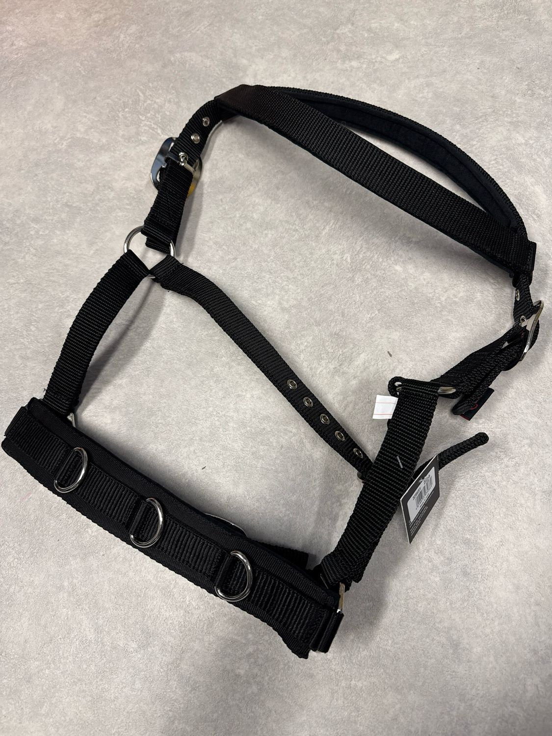 Covalliero longeer Kaptoom halster zwart cob